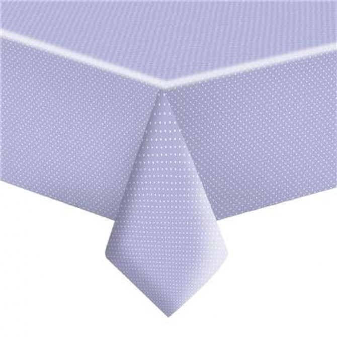 Papīra galdauts lavandas krāsā ar pumpiņām 120x180cm