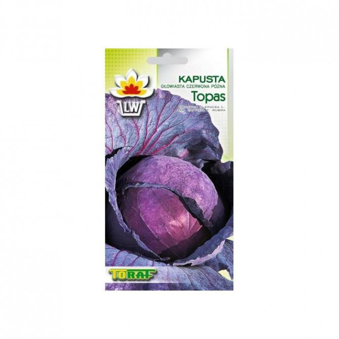 Kāposti galviņkāposti sarkanie Topas 2g
