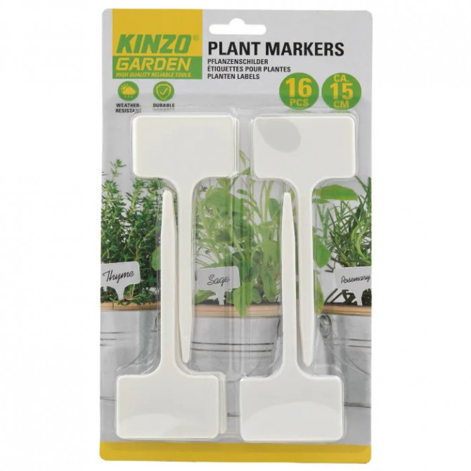 Uzrakstu plāksnītes augiem 16 gab