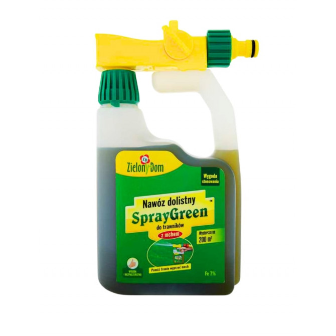 SprayGreen mēslojums zālienam ar sūnu 950ml