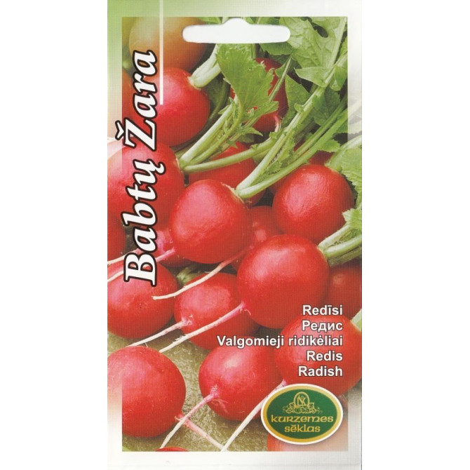 Redīsi apaļie Babtu Žara 5g