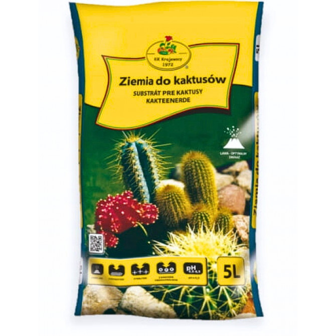 Kaktusiem substrāts 5L