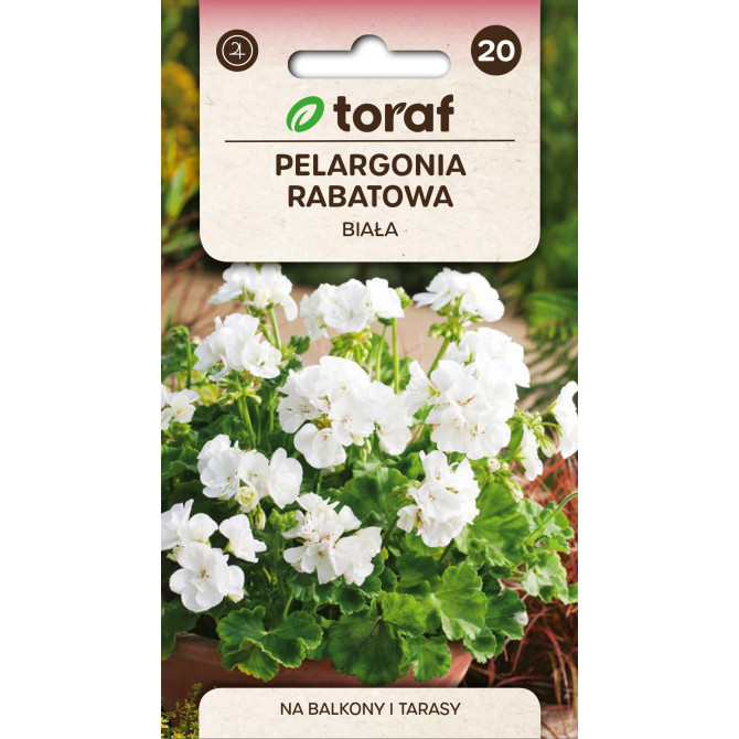 Pelargonijas zonālās baltas 0.05g
