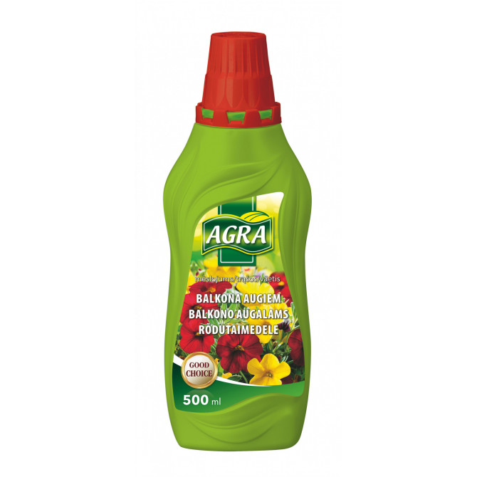 Mēslojums Balkona puķēm Agra 0.5L