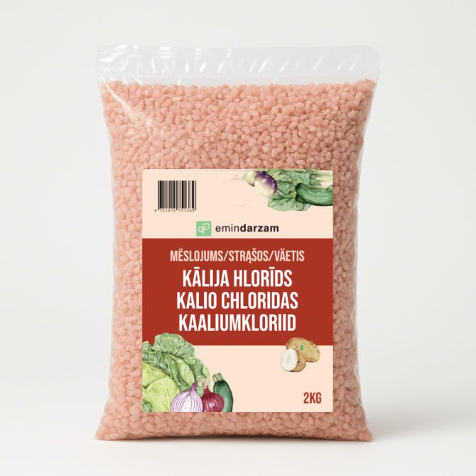 Emin Dārzam Mēslojums Kālija Hlorīds 2kg