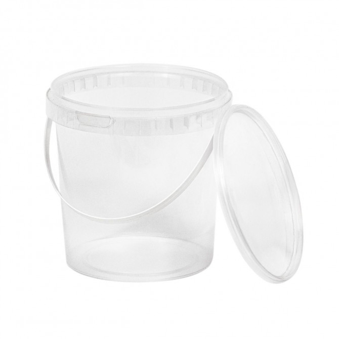 Plastmasas spainis ar vāku 1L