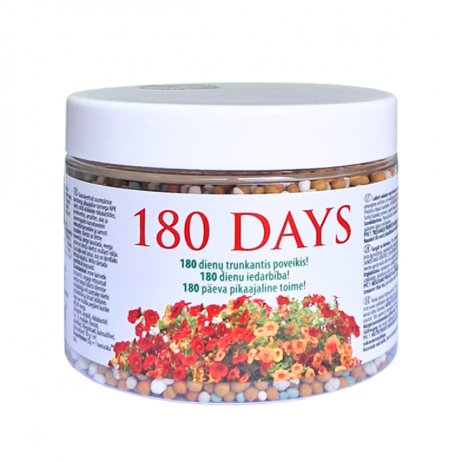 MKDS Mēslojums 180 dienu efekts ziedošiem augiem 500g