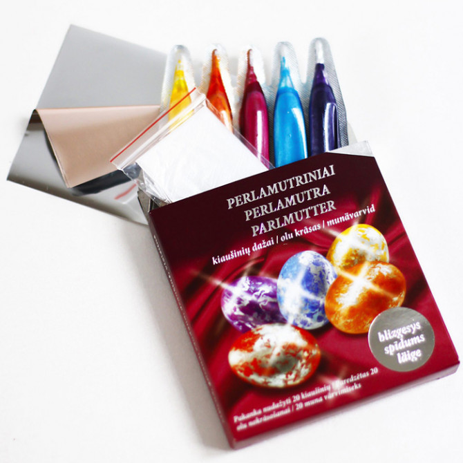 Olu krāsas ar zeltaspīdumu Lieldienu