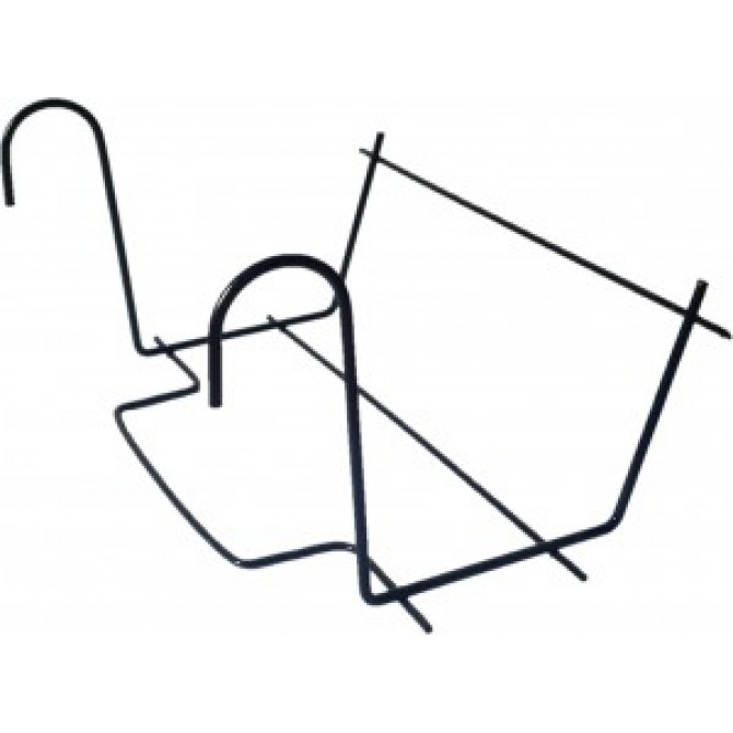   Turētājs balkona kastei metāla grozs 