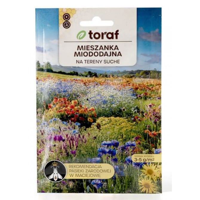 Daudzgadīgu nektāraugu maisījums bitēm, sausām vietām 20g