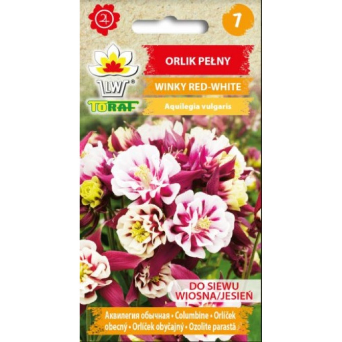 Ozolītes pildītas Winkey Red-White