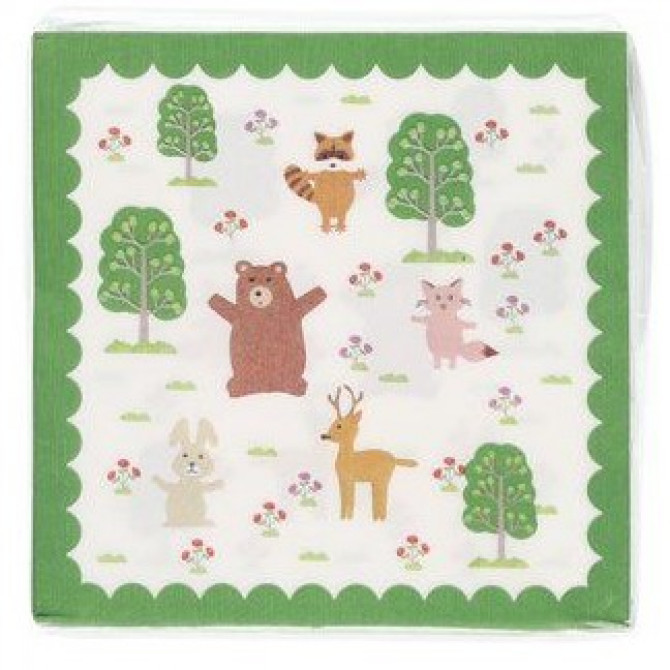 Salvetes Meža ciemiņi 33x33cm 1 paciņa