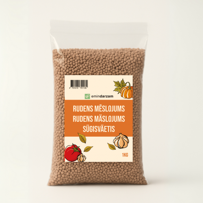 Emin Dārzam Mēslojums Rudens 1kg