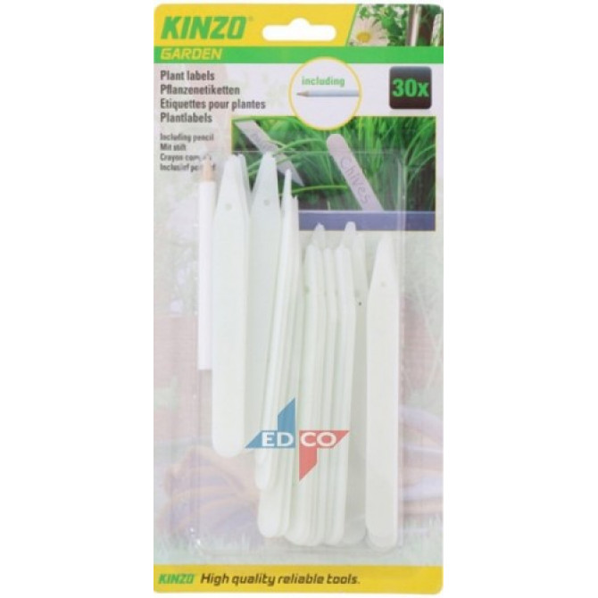 Uzrakstu plāksnītes ar zīmuli 30gab/1pac