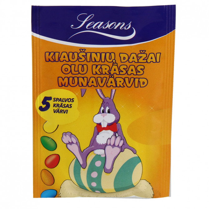 Olu krāsas pulveris Lieldienu