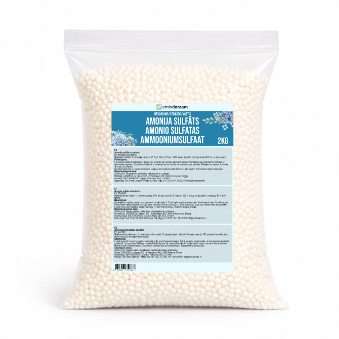 Emin Dārzam mēslojums Amonija Sulfāts 2kg