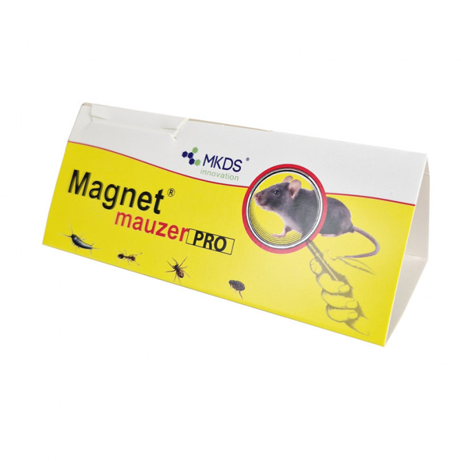 MKDS MAGNET MAUZER PRO peļu, žurku, kukaiņu lipīgie slazdi 1gab