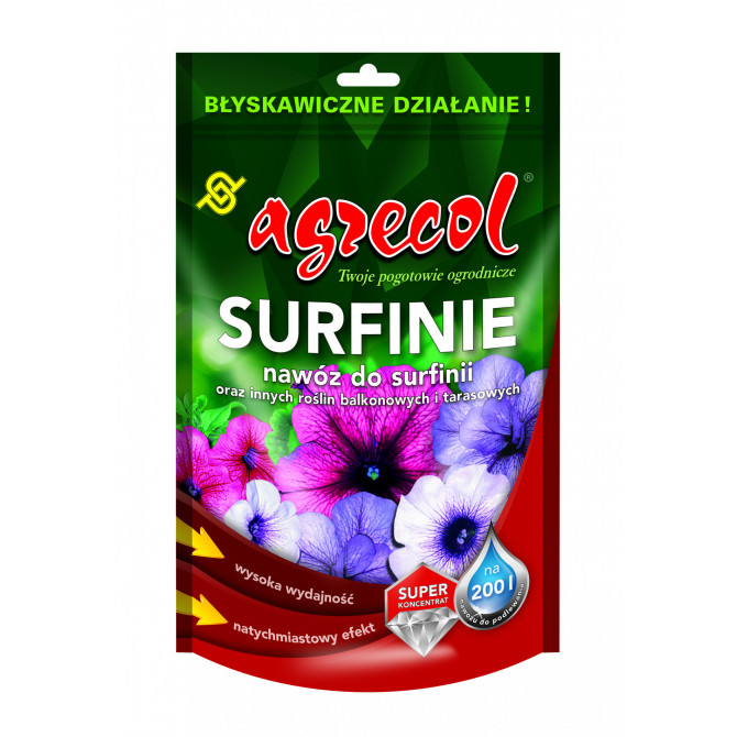 Petūnijā, surfīnijām šķīstošais mēslojums 200g