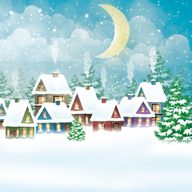 Salvetes Ziemassvētku ciemats 1 paciņa