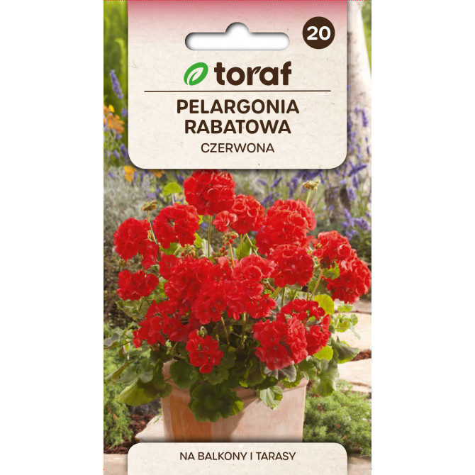 Pelargonijas zonālās sarkanas 0.05g