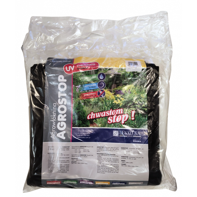 PAKA  Agroplēve melna 1.6x20m 50g