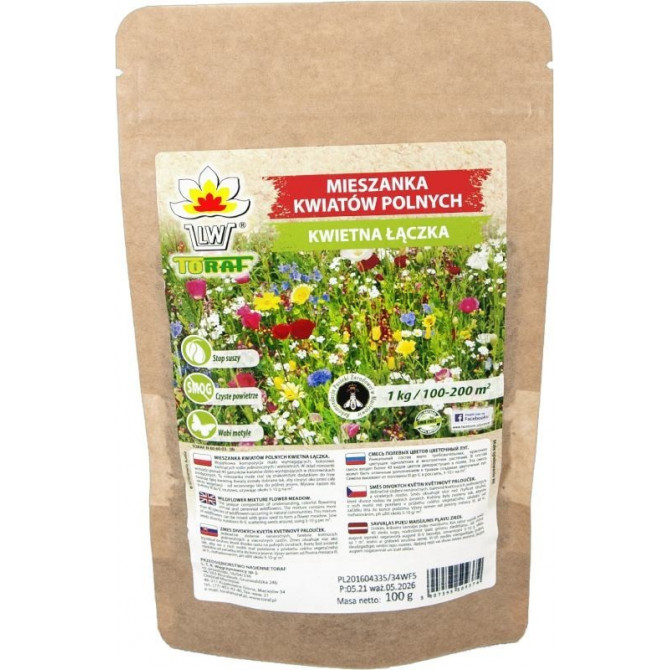 Sēklu maisījums Savvaļas puķes 100g